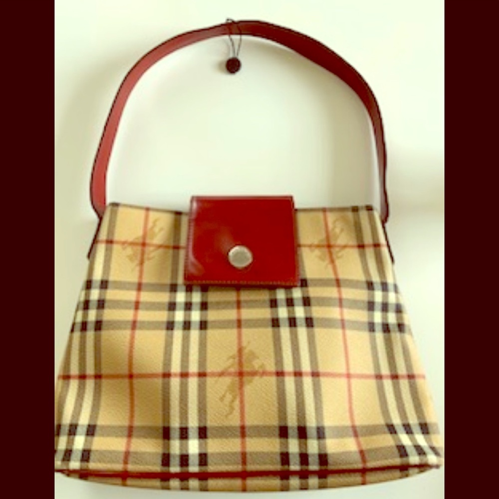 Burberry Rare Vintage Nova Check Mini Shoulder Bag